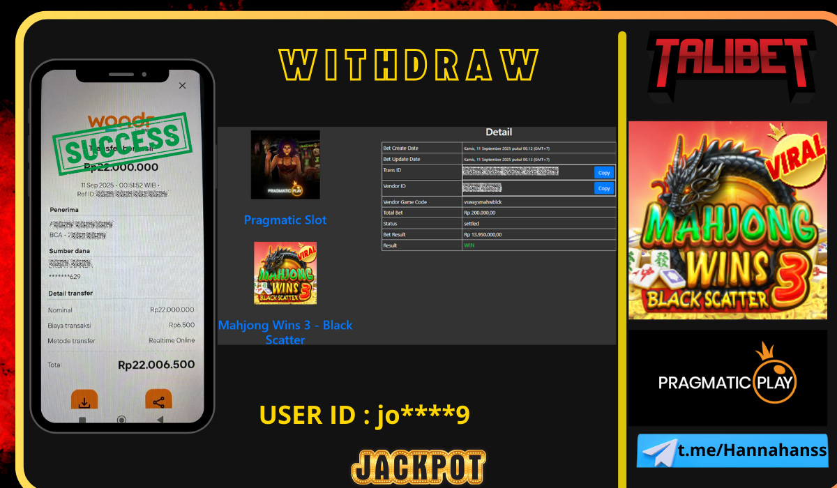 SEMUA GAME PASTI GACOR DI TALIBET || MENANG BERAPAPUN PASTI DI BAYAR LUNAS 100%