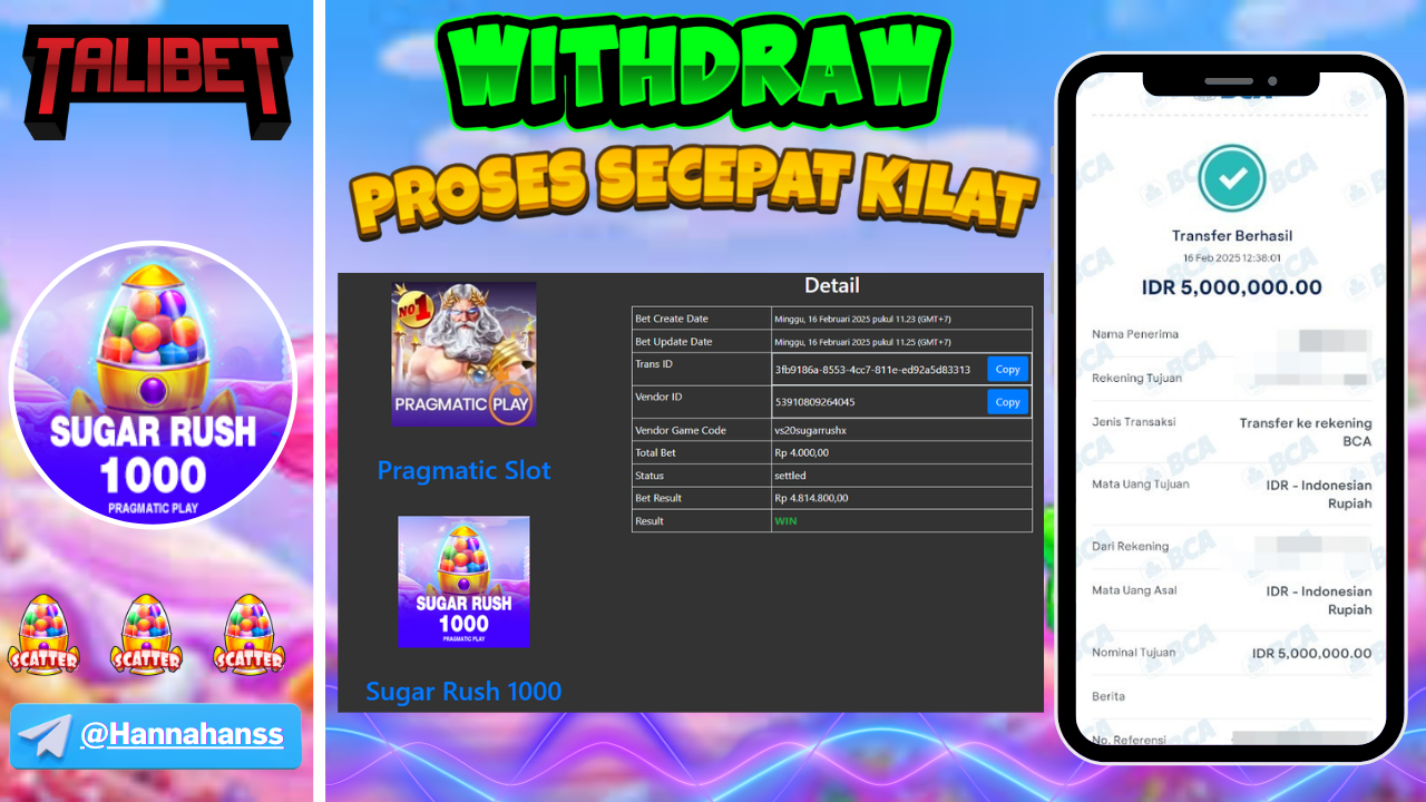 MENANG Rp.5,000,000.- DI GAME YANG LAGI GACOR
