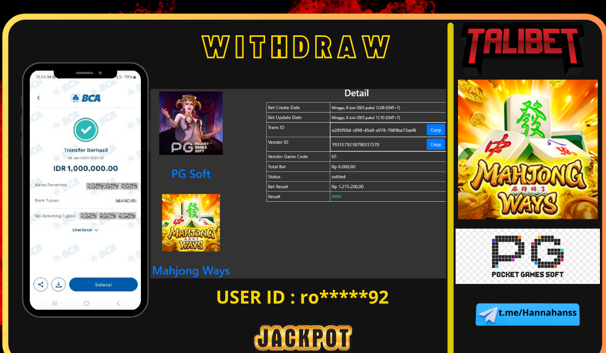 TALIBET SITUS GACOR MUDAH MENDAPATKAN JACKPOT. WITHDRAW Rp.1,000,000.- DI BAYAR LUNASSS