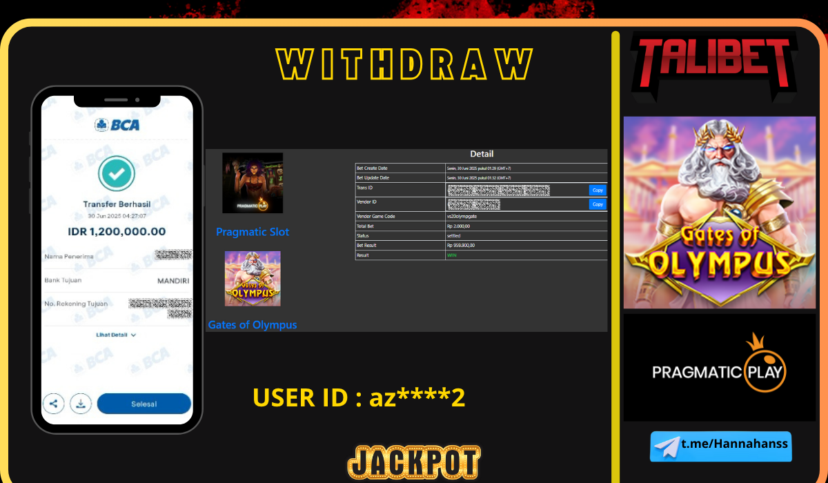 TALIBET SITUS GACOR MUDAH MAXWIN DAN JACKPOT. WITHDRAW Rp.1,200,000.- DI BAYAR LUNASSS