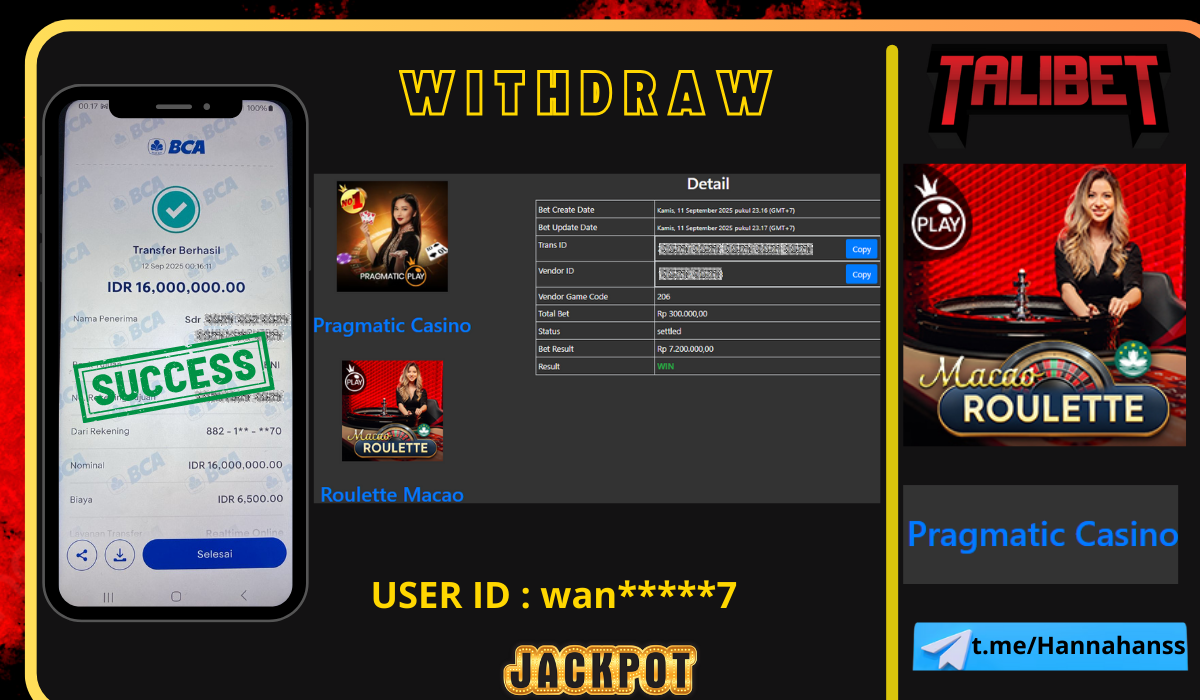 SEMUA GAME PASTI GACOR DI TALIBET || MENANG BERAPAPUN PASTI DI BAYAR LUNAS 100%