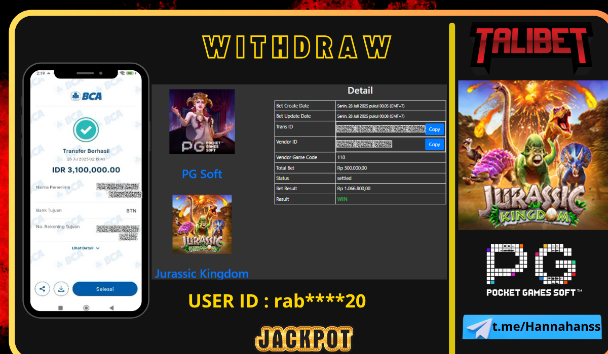 TALIBET SITUS GACOR DAN TERPECAYA DI JAMIN 100% WITHDRAW BERAPAPUN PASTI DI BAYAR LUNAS
