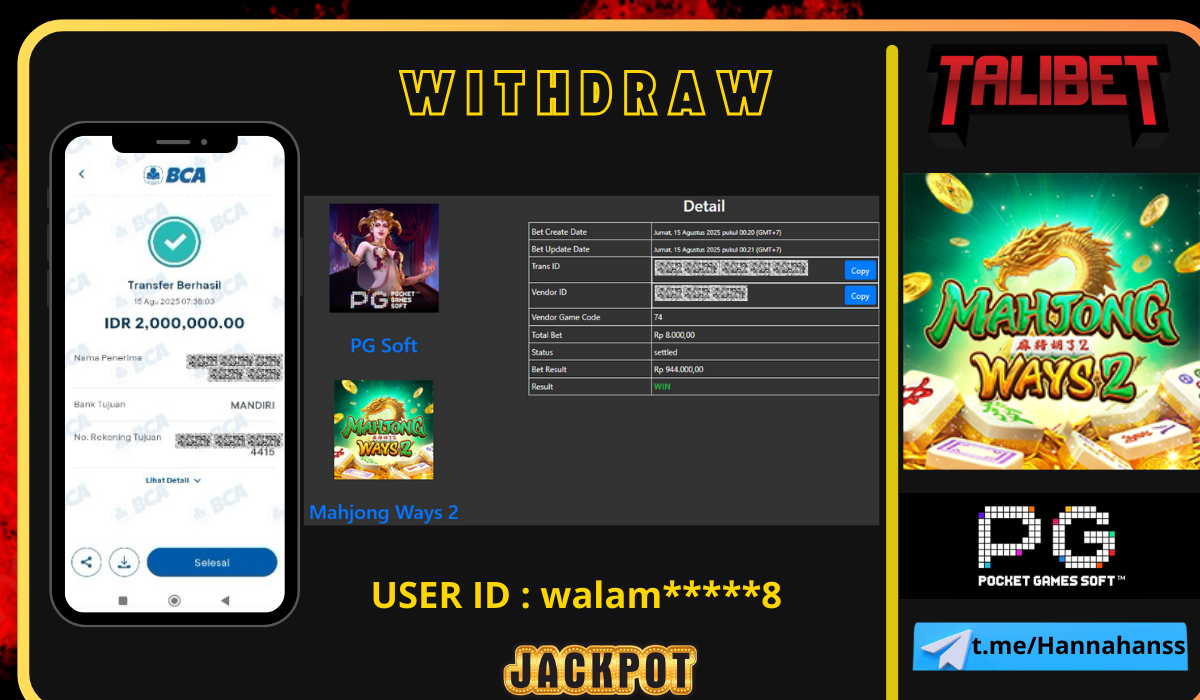 TALIBET SITUS GACOR MUDAH MENANG DAN TERPECAYA DI JAMIN 1000% WITHDRAW BERAPAPUN PASTI DI BAYAR LUNAS