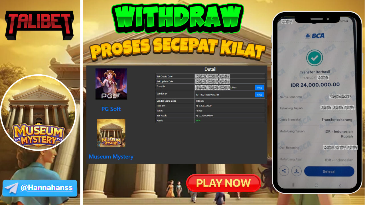 MENANG Rp.24,000,000.- DI BAYAR LUNASSS