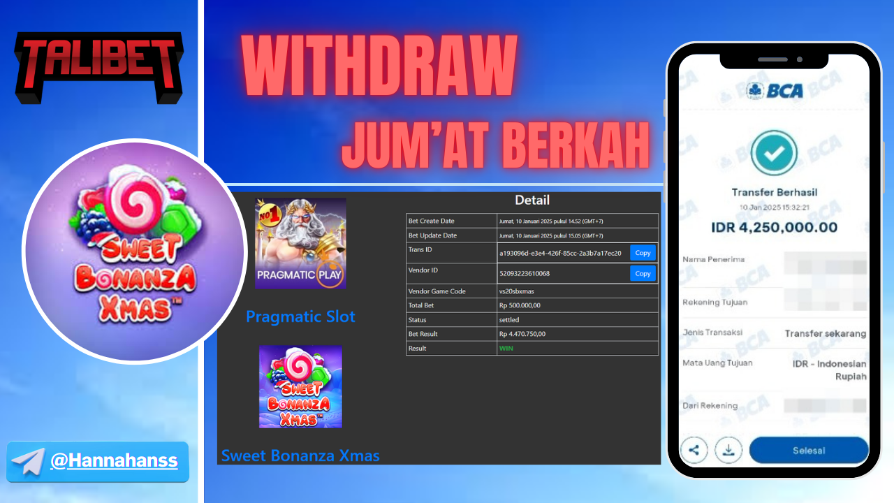 MENANG Rp.4,250,000.- DI BAYAR SECEPAT KILAT