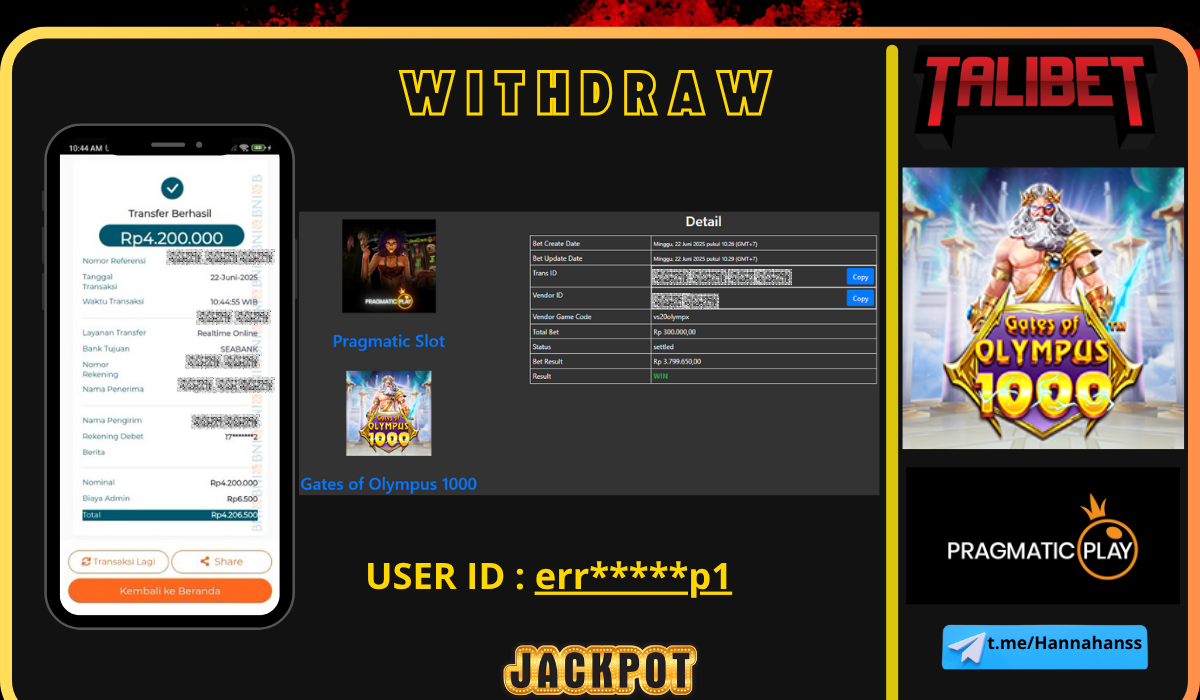 TALIBET SITUS GACOR MUDAH MENDAPATKAN JACKPOT. WITHDRAW Rp.4,200,000.- DI BAYAR LUNASSS