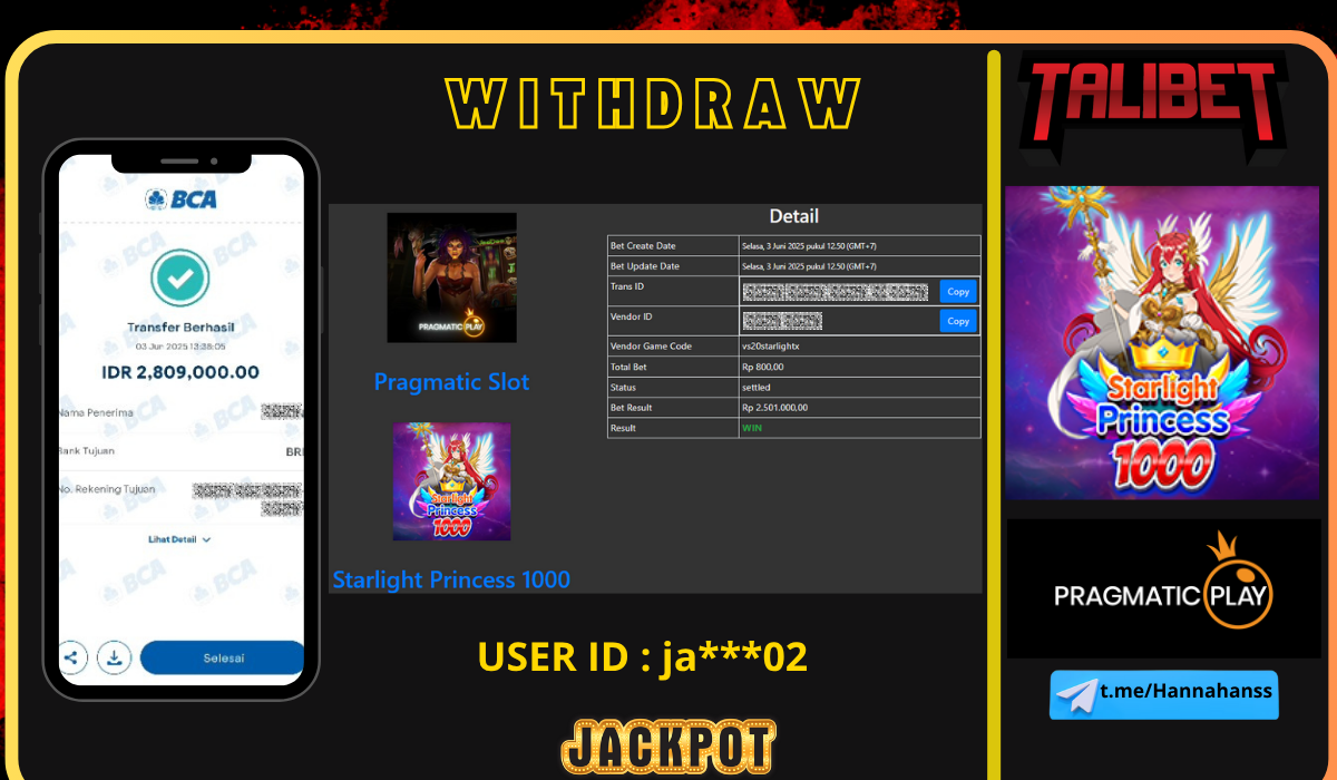 TALIBET SITUS GACOR MUDAH MENDAPATKAN JACKPOT. WITHDRAW Rp.2,809,000.- DI BAYAR LUNASSS