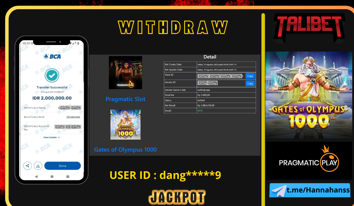 TALIBET SITUS GACOR SETIAP HARI BISA MERASAKAN JACKPOT YANG TIADA BATAS NYA