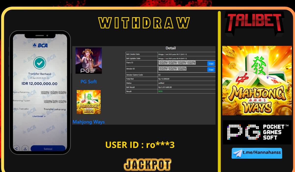TALIBET SITUS GACOR MUDAH MENDAPATKAN JACKPOT. WITHDRAW Rp.12,000,000.- DI BAYAR LUNASSS